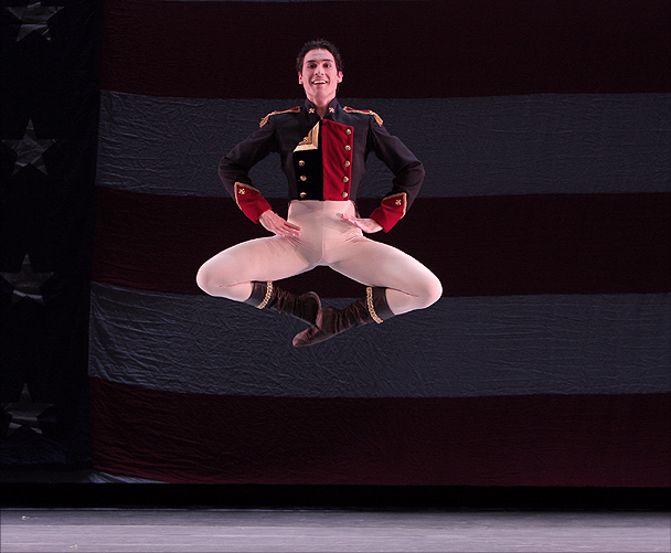 ichael Cook in Stars and Stripes.