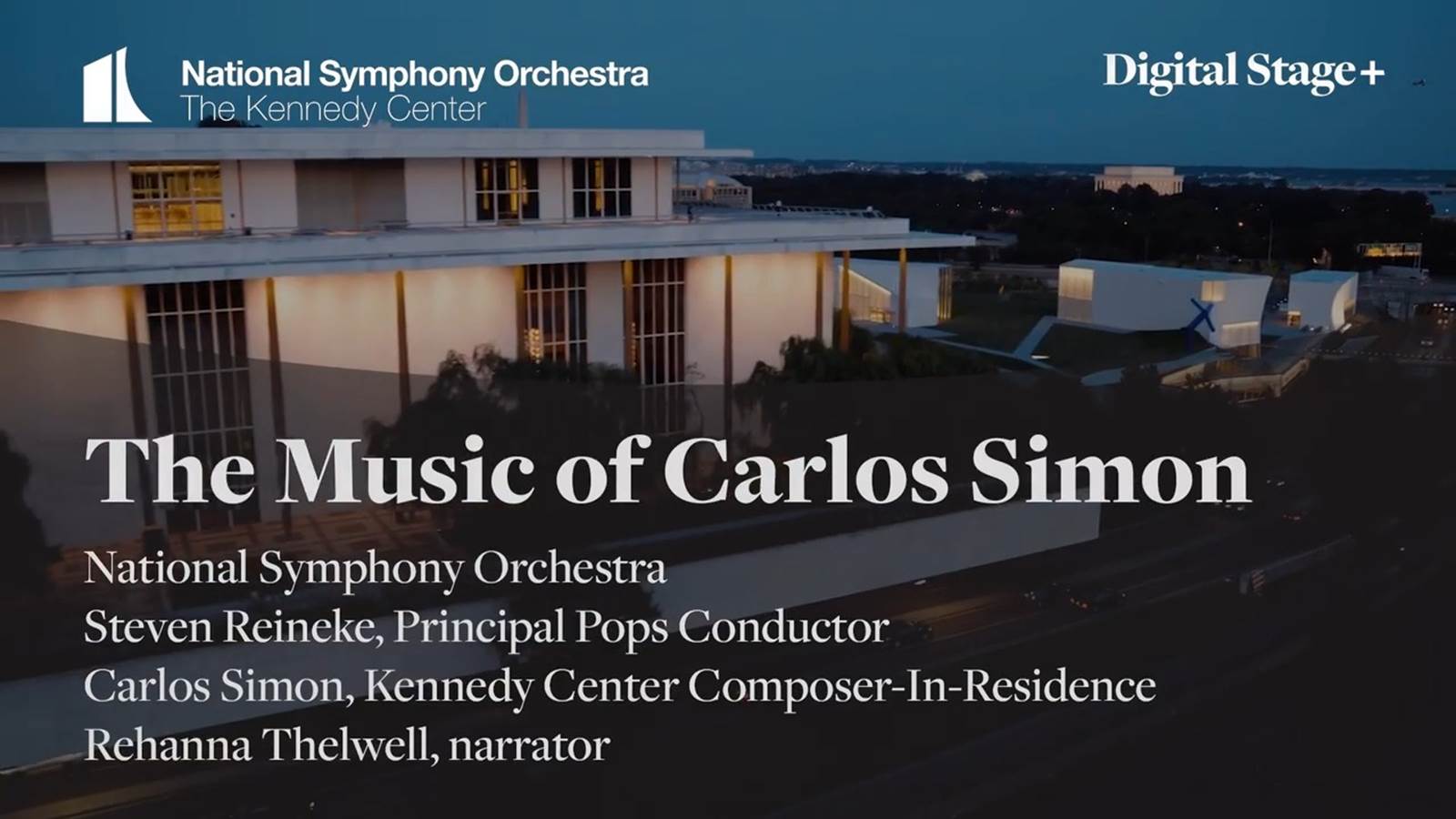 The Music of Carlos Simon and the NSO