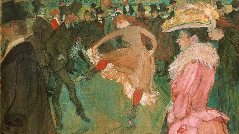 At the Moulin Rouge: The Dance by Henri de Toulouse-Lautrec