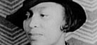 A black-and-white image of writer Zora Neale Hurston.