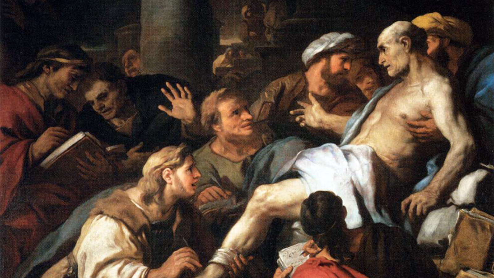 The Death of Seneca painted by Luca Giordano