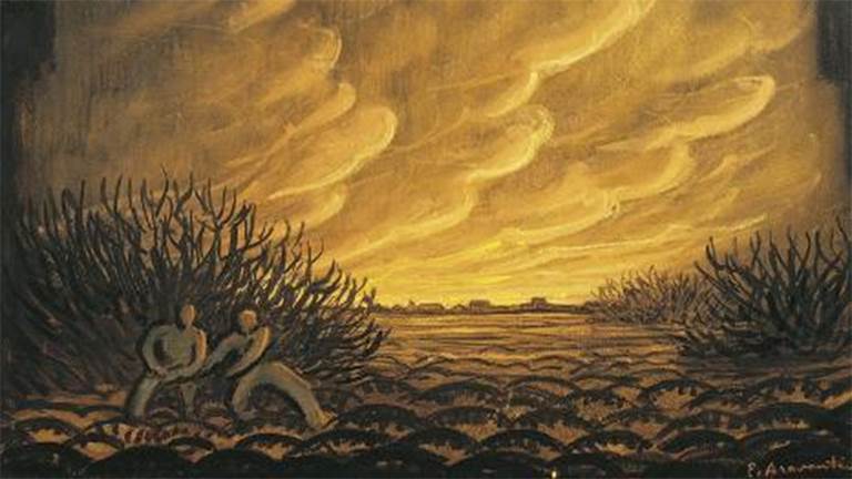 Panos Aravantinos (1886-1930), scenic design for Wozzeck (1925) by Alban Berg (1885-1935)