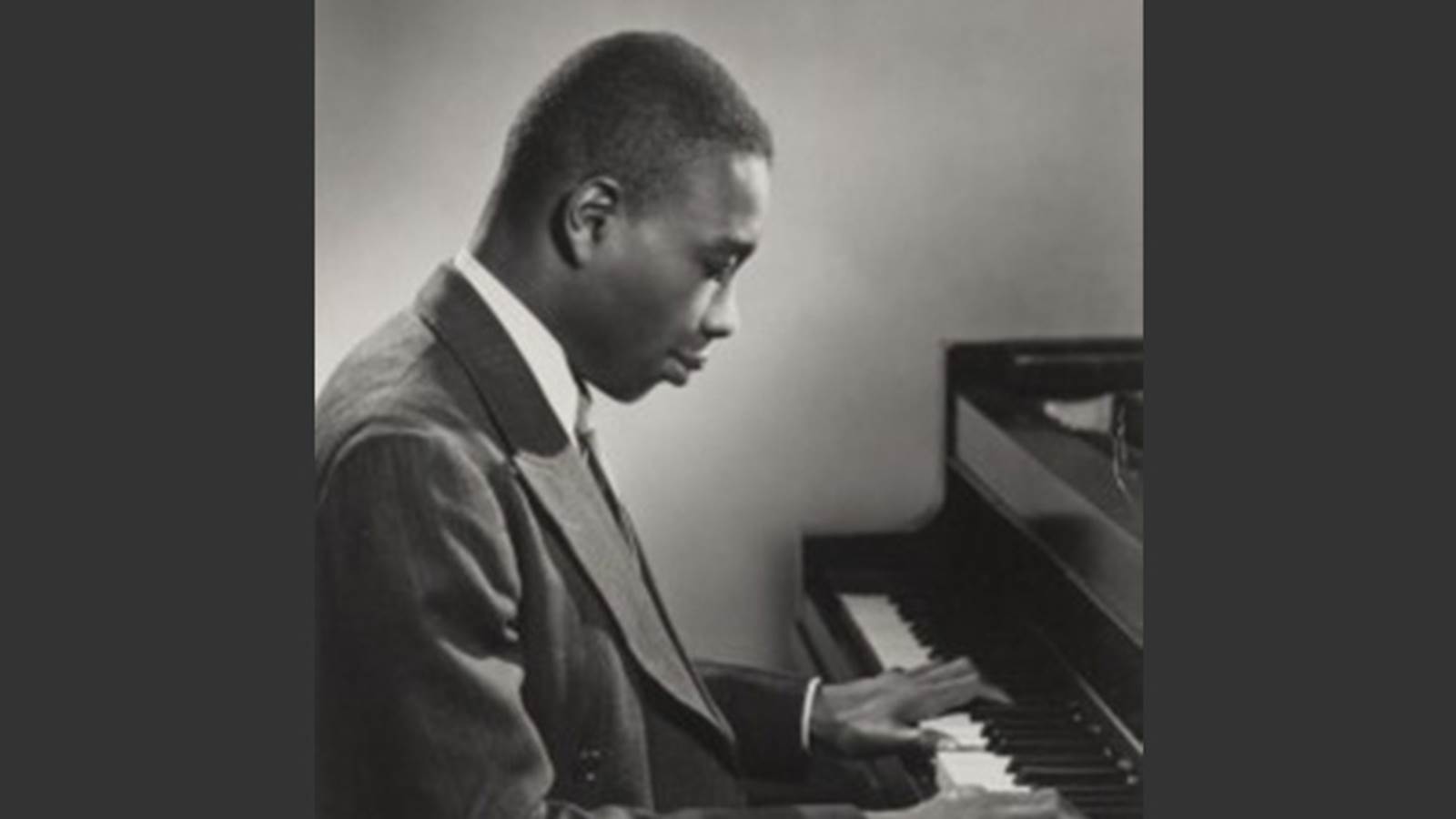 Young George Walker at piano Pulitzer