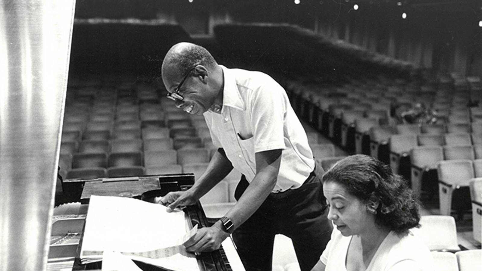George Walker with Natalie Hinderas