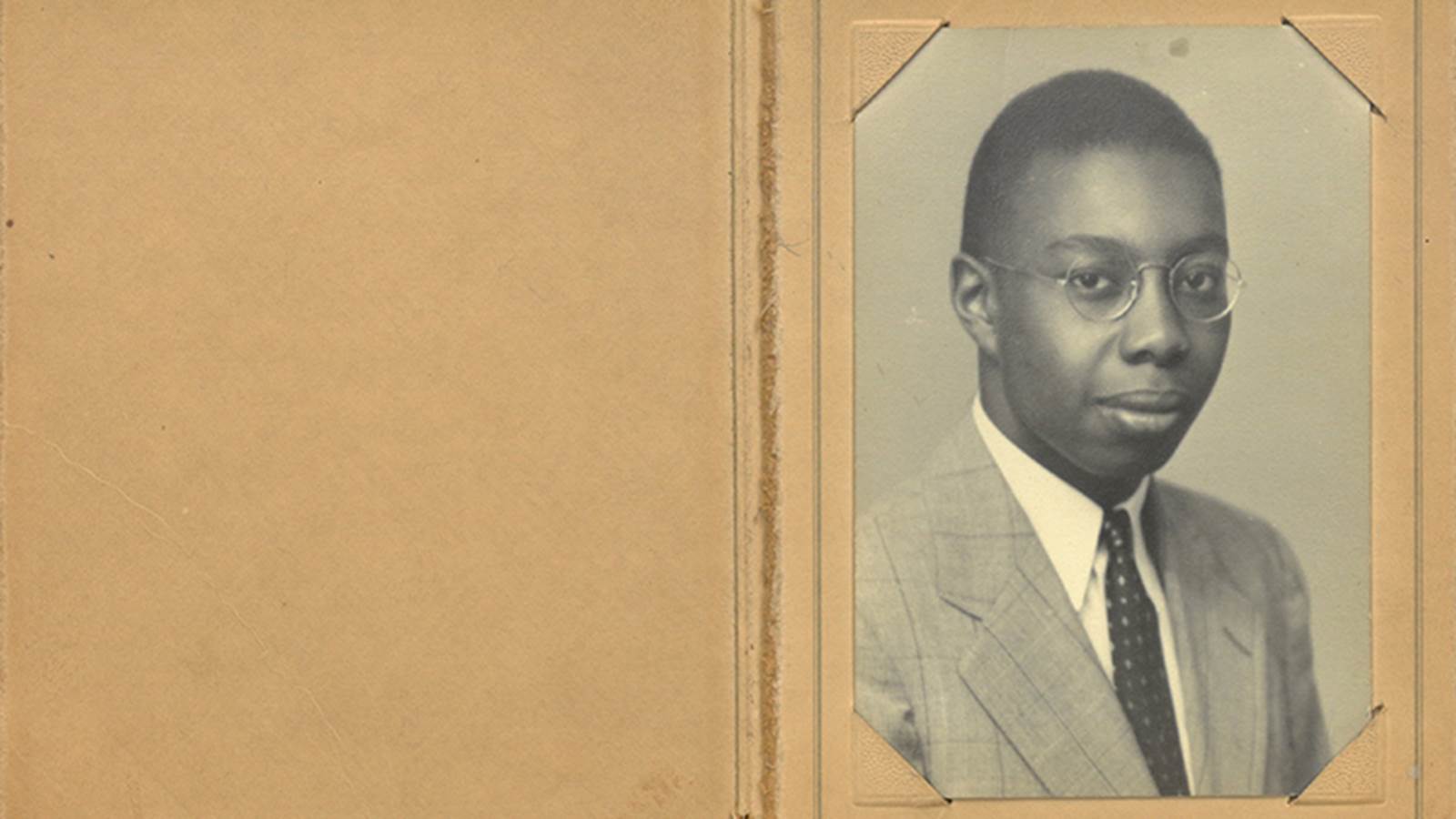 Young George Walker with glasses, Oberlin