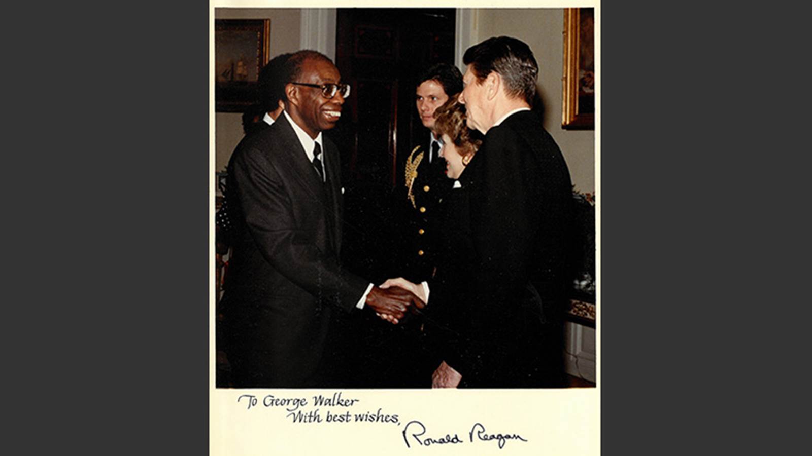  Walker with Ronald Reagan