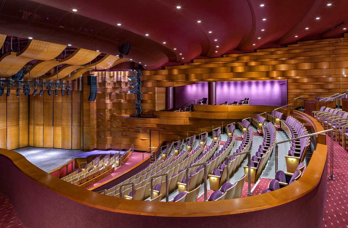 Terrace Theater seats and stage