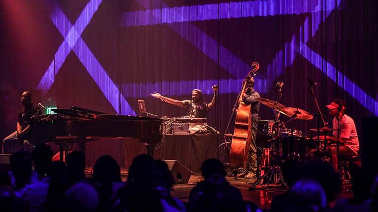 A photo of a Jazz performance. 