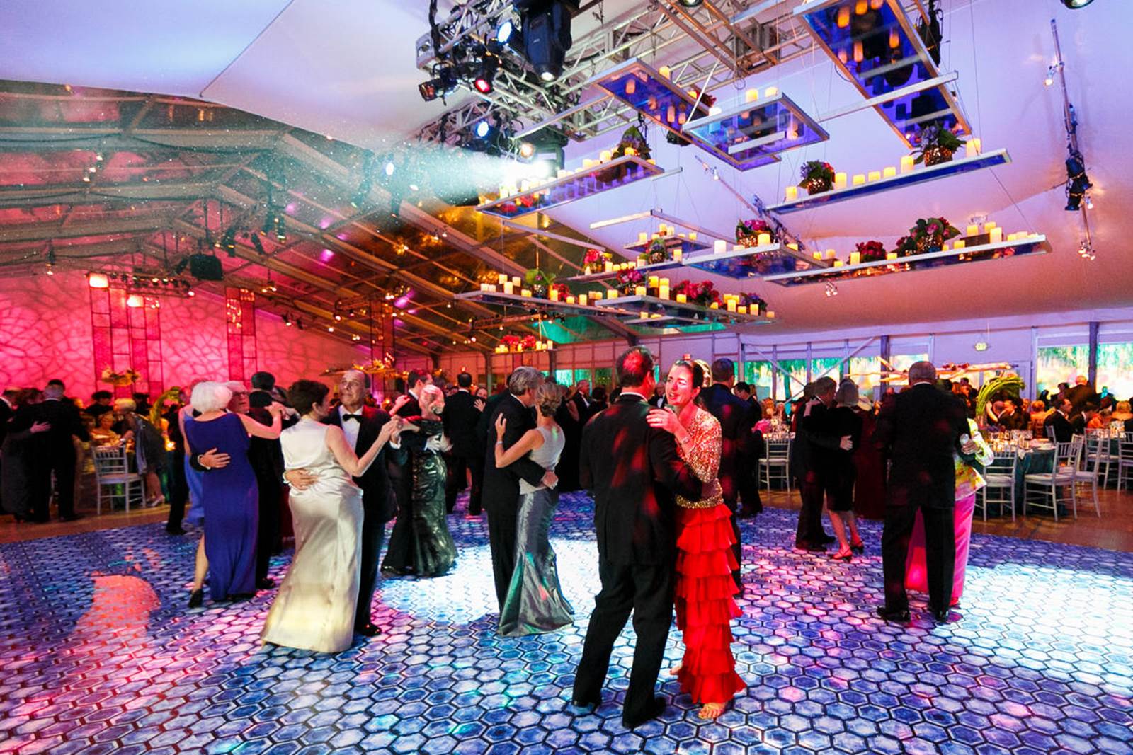 Guests dancing at an NSO Ball. 