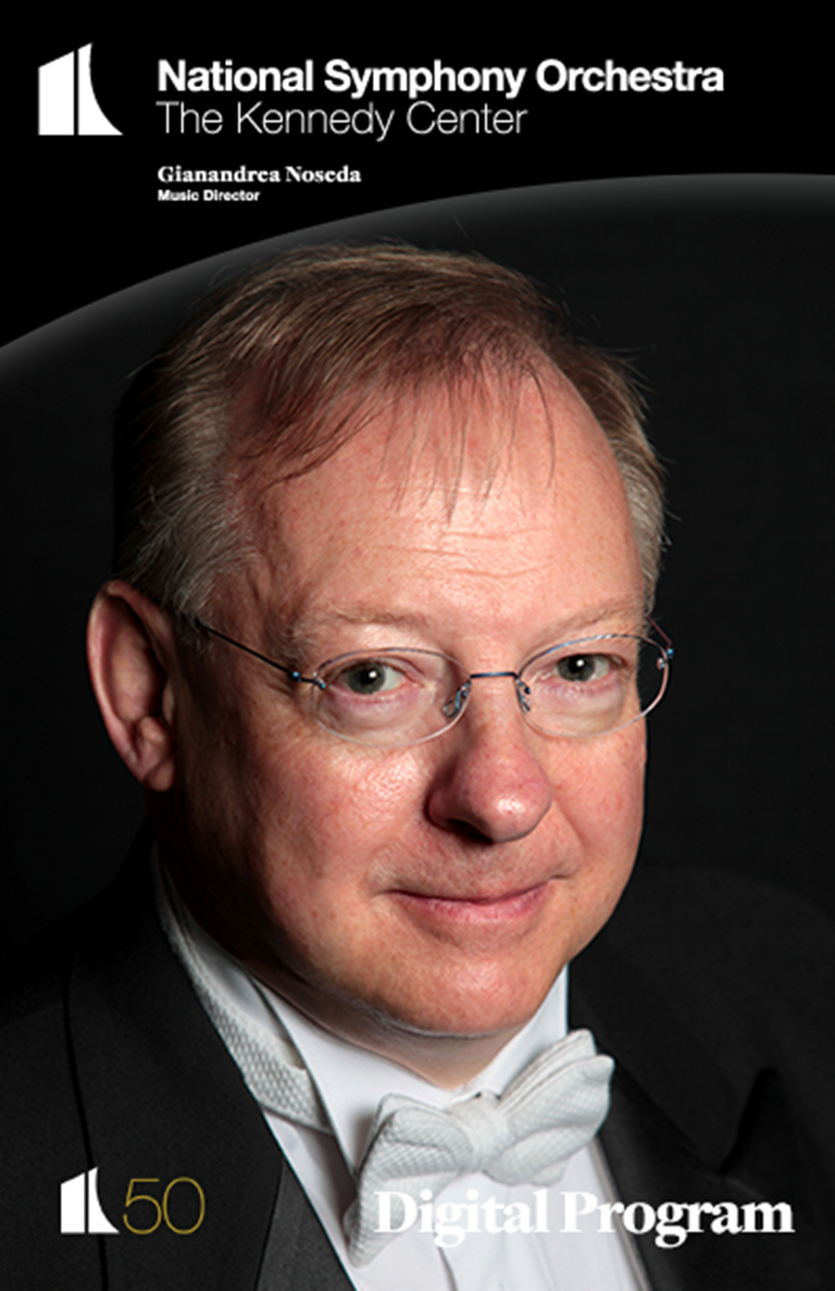 NSO Digital Program Cover for Nicholas McGegan