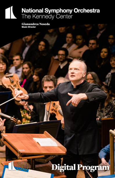 NSO and KC 50  Program for Season Opening Gala Concert with Noseda conducting
