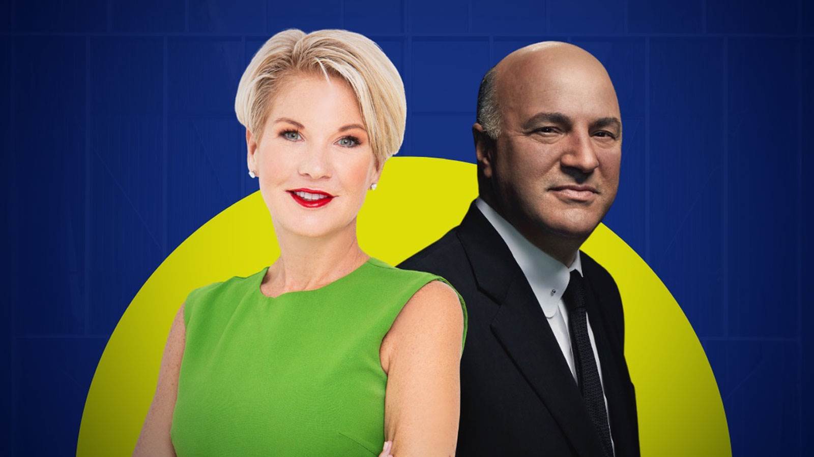 Ashley Davi and Kevin Oleary