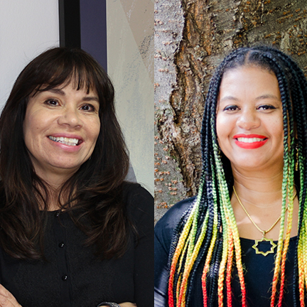 Natalie Hopkinson and Lori Pourier